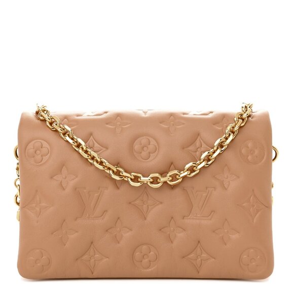 Louis Vuitton Camel Pochette Coussin Shoulder Bag - Picture 9 of 12